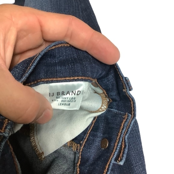 J Brand Jeans League Skinny Leg Dark Wash Size 26 - Picture 7 of 9